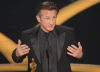 sean penn and his award at the 81st Annual Academy Awards held at The Kodak Theatre on February 22nd 2009 in Hollywood California