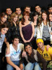 Twenty students of the star academy season6 with Rola Saad