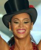 Beyonce Knowels theatrical makeup face closeup picture of the performance on stage at the 81st Academy Awards