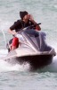 Chris Brown jetskiing with his friends in Star Island Miami on March 1st 2009 41