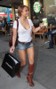 Tila Tequila shops and gets coffee on Robertson blvd in Beverly Hills California on February 26th 2009 1