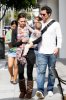 latest pictures of Jessica Alba and Cash Warren with baby Honor Marie shopping in Los Angeles on March 1st 2009 2