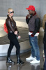 Kanye West and Amber Rose arrive in Paris France to attend fashion week