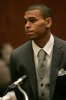 Chris Brown at the Superior Court of Los Angeles County on March 5th 2009 in Los Angeles California 6