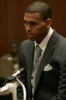 Chris Brown at the Superior Court of Los Angeles County on March 5th 2009 in Los Angeles California 2