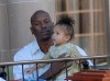 singer Tyrese and his daughter Shayla Somer Gibson in West Hollywood California 1