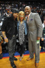 Christina Milian with the dream and Ryan Cameron at the Atlanta Hawks vs Clevelend Cavilers basketball game on Sunday night