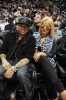 Christina Milian and the dream at the Atlanta Hawks vs Clevelend Cavilers basketball game on Sunday night