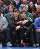 Ed Westwick at NY Knicks vs NC Bobcats game on March 7th 2009 2