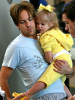 Larry Birkhead and Dannielynn Hopeat the LAX airport security check in Los Angeles 1