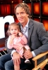 Dannielynn hope birkhead with her father Larry Birkhead on a TV Show interview