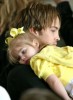 Dannielynn hope birkhead with Larry Birkhead at lax airport