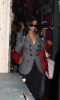 Rihanna arrives at The Spotted Pig restaurant in the west village manhattan on March 13th 2009