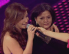 Tania and her Mother Madam Nemer on fifth prime of star academy season6 on March 20th 2009