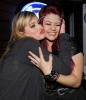 Megan Corkrey and Allison Iraheta at the top 13 party of American Idol held at AREA on March 5th 2009 in Los Angeles California