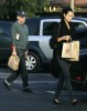 Emma Heming and Bruce Willis spotted leaving a grocery store in Bel Air on December 2nd 2008 2