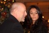 Emma Heming seen with Bruce Willis outside of the Bristol Hotel in Paris France on November 26th 2008 2