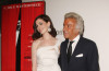 Anne Hathaway and and designer Valentino Garavani at the New York Premiere of Valentino The Last Emperor at The Museum of Modern Art in the The Roy and Niuta Titus I Theater on March 17th 2009 in New York City