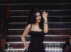 seventh prime of lbc star academy 2009 season 6 on April 3rd 2009 Haifa sings live wearing a strapless black dress