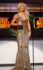 Julianne Hough with her award at the 44th annual country music awards on April 5th 2009