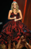 Carrie Underwood performs on stage at the 44th annual country music awards on April 5th 2009