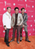 Gary LeVox, Jay DeMarcus, and Joe Don Rooney of Rascal Flatts arrive at the 44th annual Academy Of Country Music Awards