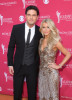 Chuck Wicks and Julianne Hough arrive at the 44th annual Academy Of Country Music Awards