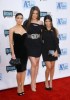 Kim Kardashian with Kourtney Kardashian and Khloe Kardashian arrive at Bravo's 2nd Annual A List Awards on the 5th of April 2009 3