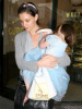 Katie Holmes and baby Suri Cruise apotted at Bread Crumbs in Beverly Hills on March 22nd 2009 2