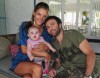 Alessandra Ambrosio with her husband Jamie Mazur and their baby daughter Anja in Santa Catarina Brazil on March 16th 2009