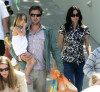 Courteney Cox and husband David Arquette are seen with their daughter Coco Arquette In Malibu shopping for Easter Sunday on April 12th 2009