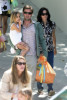 Courteney Cox and husband David Arquette are seen with their daughter Coco Arquette In Malibu shopping for Easter Sunday on April 12th 2009