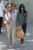 Courteney Cox and husband David Arquette are seen with their daughter Coco Arquette In Malibu shopping for Easter Sunday on April 12th 2009