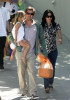 Courteney Cox and husband David Arquette are seen with their daughter Coco Arquette In Malibu shopping for Easter Sunday on April 12th 2009