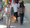 Courteney Cox and husband David Arquette are seen with their daughter Coco Arquette In Malibu shopping for Easter Sunday on April 12th 2009