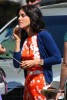 Courteney Cox spotted on the filming set of Cougar Town on March 27th 2009