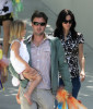 Courteney Cox and husband David Arquette are seen with their daughter Coco Arquette In Malibu shopping for Easter Sunday on April 12th, 2009