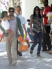 Courteney Cox and husband David Arquette are seen with their daughter Coco Arquette In Malibu shopping for Easter Sunday on April 12th, 2009