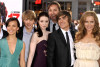 Allison Miller, Sterling Knight, Michelle Trachtenberg, director Burr Steers, Zac Efron, and Leslie Mann arrive at the movie premiere of 17 Again on April 14, 2009