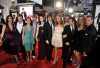 Michelle Trachtenberg with Jennifer Gibgot, Hunter Parrish, Allison Miller, Sterling Knight, director Burr Steers, Zac Efron, Leslie Mann, Matthew Perry, Thomas Lennon, Melora Hardin and producer Adam Shankman