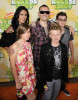 Chester Bennington and his wife Talinda Bentley at Nickelodeon's 2009 Kids Choice Awards