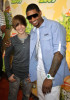 Usher and Justin Bieber at Nickelodeon's 2009 Kids Choice Awards