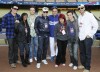 The Final Top 7 American Idol Contestants Attend A Dodgers Game in April 2009