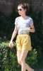 Jessica Stroup On The filming set of 90210 on March 25th 2009 4