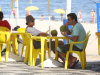 recent photos of the Brazilian young Model Jesus Luz on the beach 15