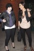 Kim Kardashian out with Kelly Osbourne for dinner in Los Angeles on April 28th 2009