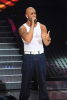 Massari on stage of staracademy6 on May 8th 2009 at the LBC Star Academy 12th prime on May 8th 2009