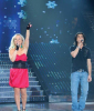 Zaher and Fragma singing together on the LBC Star Academy 10th prime on April 24th 2009