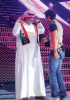 Ibrahim welcomes his father at the LBC Star Academy 10th prime on April 24th 2009