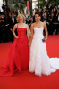 Elizabeth Banks and Aishwarya Rai Bachchan attend the Up Premiere at the Palais De Festival during the 62nd International Cannes Film Festival on May 13th 2009 in Cannes, France